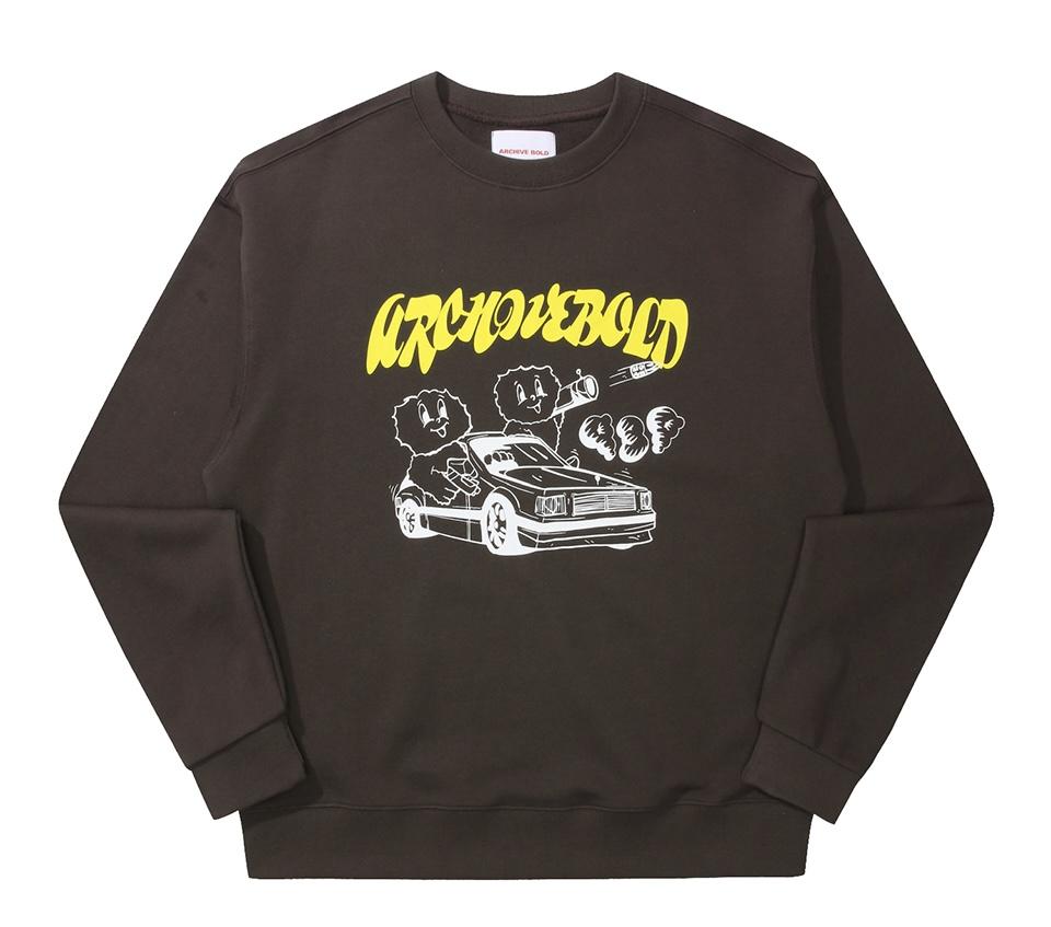 ARCHIVE BOLD 939 RED MOSS GANG SWEAT SHIRTS 大學Tee