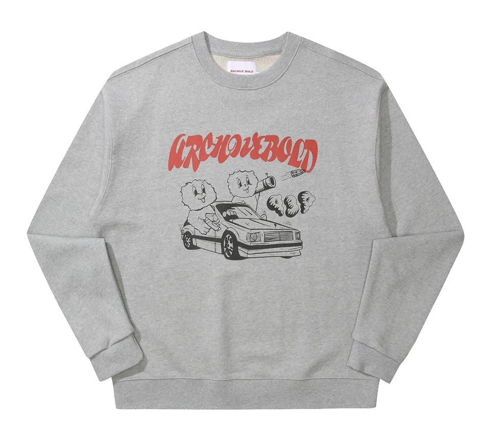 ARCHIVE BOLD 939 RED MOSS GANG SWEAT SHIRTS 大學Tee