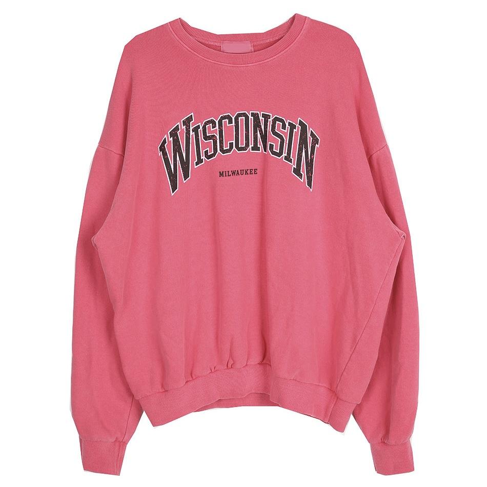 HOLY IN CODE WISCONSIN美式仿舊大學Tee