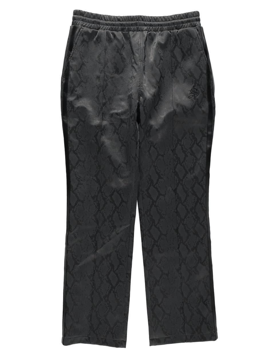 SUPPLIER Python Leather Track Pants尼龍緞面垂墜褲