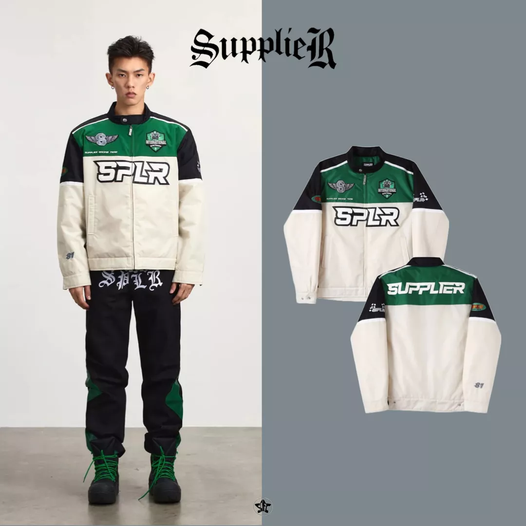 SUPPLIER Racing Jacket賽車皮革夾克