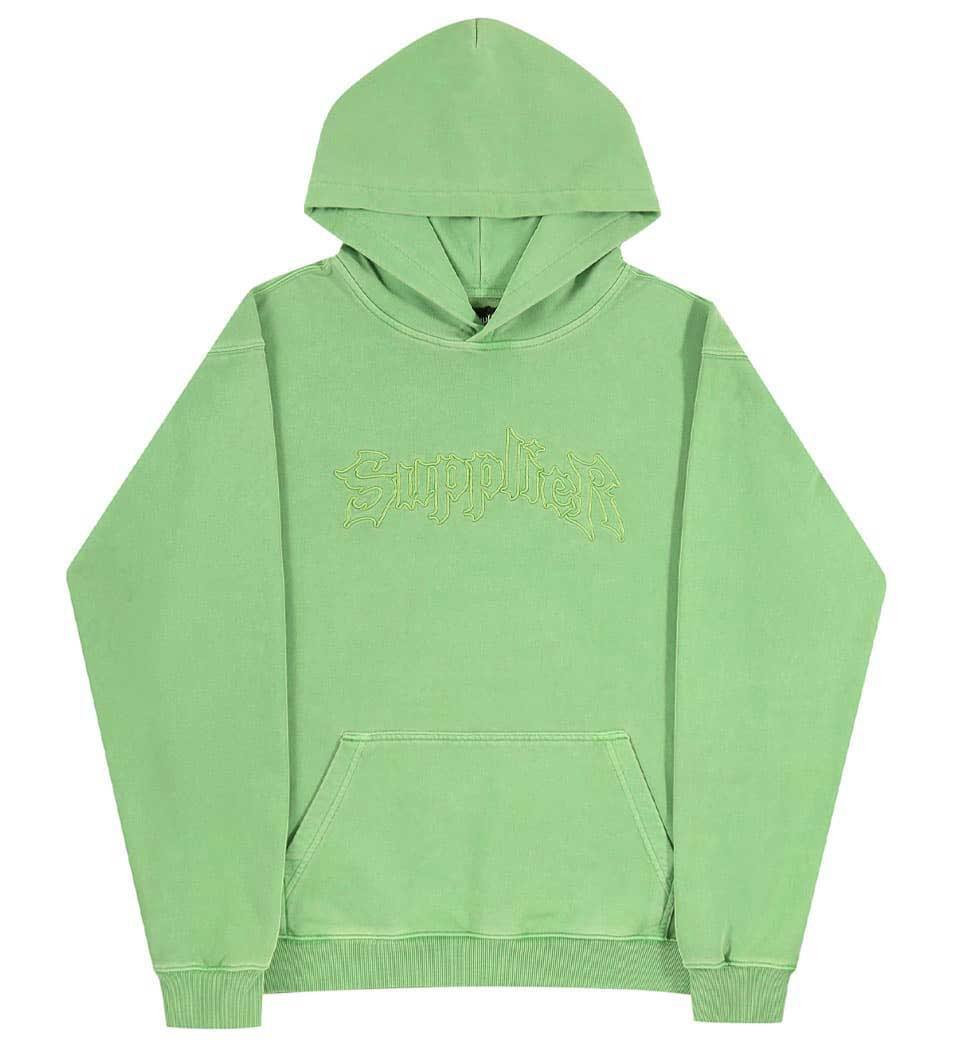 SUPPLIER Iron Logo Hoodie帽Tee