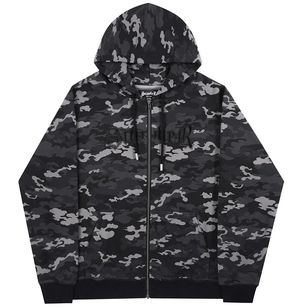 SUPPLIER Cloud Camo Zip Hoodie連帽外套