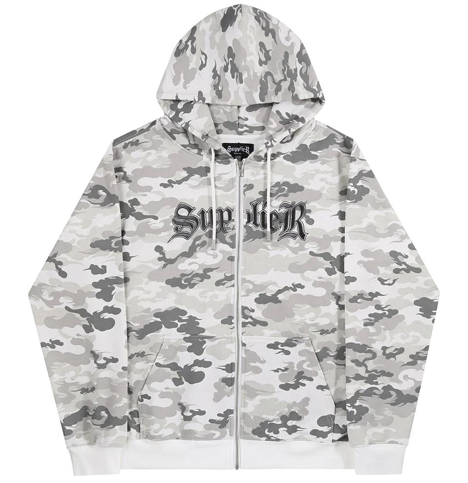 SUPPLIER Cloud Camo Zip Hoodie連帽外套