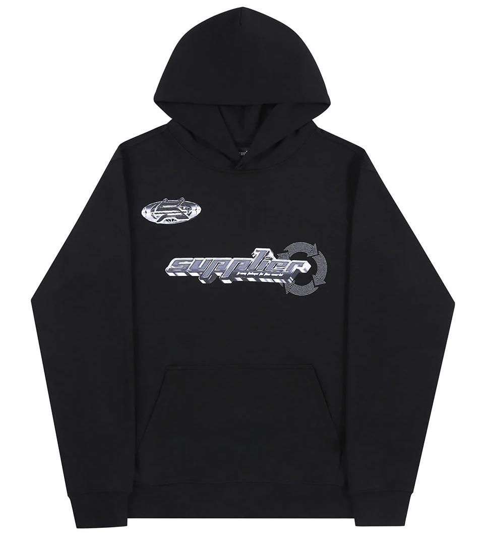 SUPPLIER Metal Cycle Logo Hoodie帽Tee