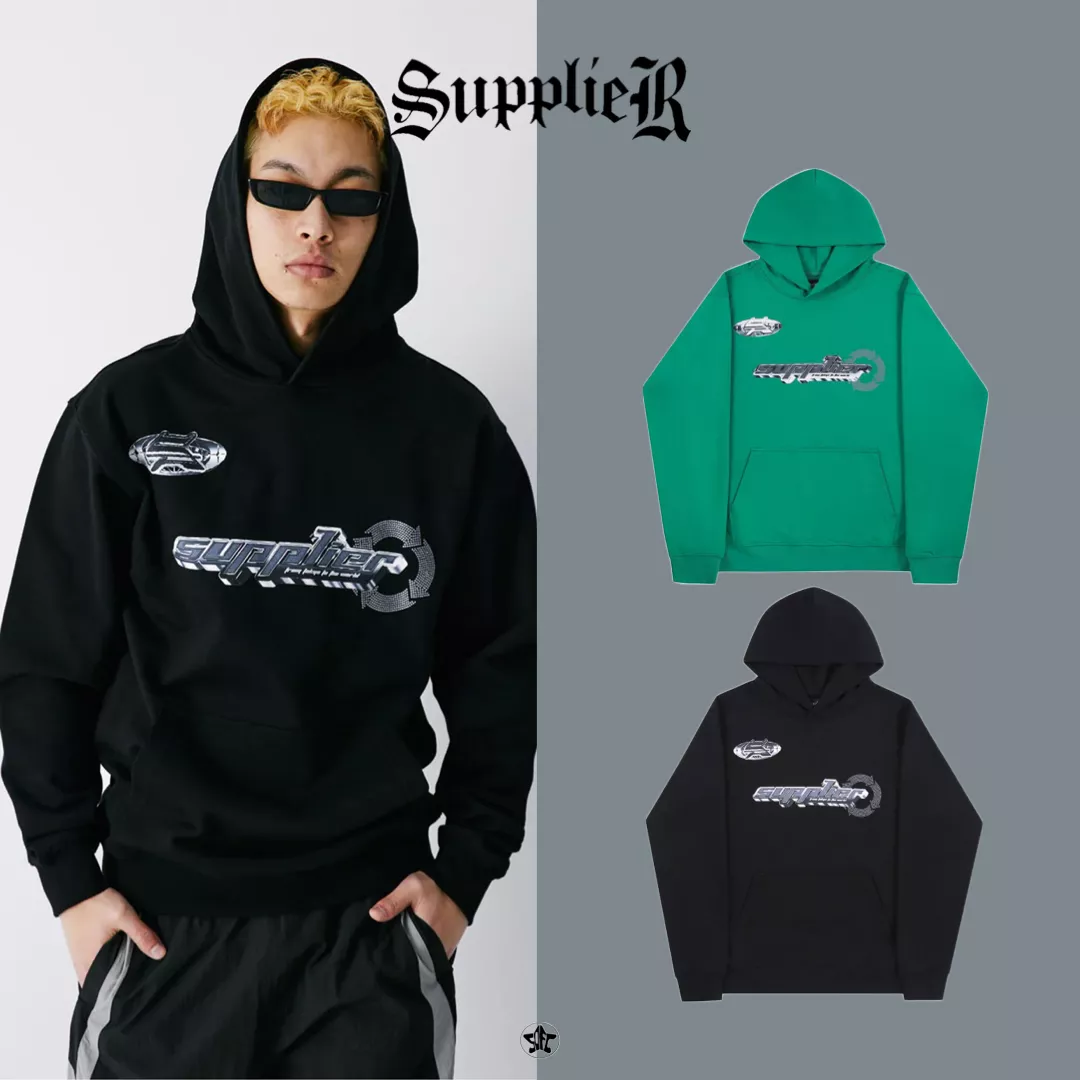 SUPPLIER Metal Cycle Logo Hoodie帽Tee