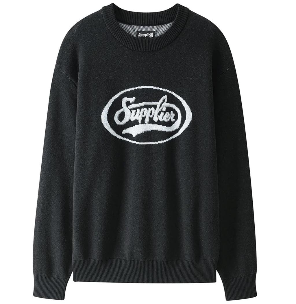 SUPPLIER Coca Logo Crew Knit大學Tee