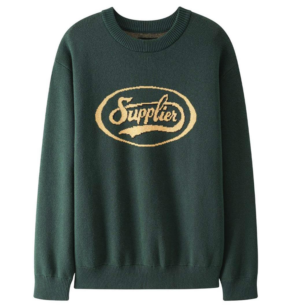 SUPPLIER Coca Logo Crew Knit大學Tee