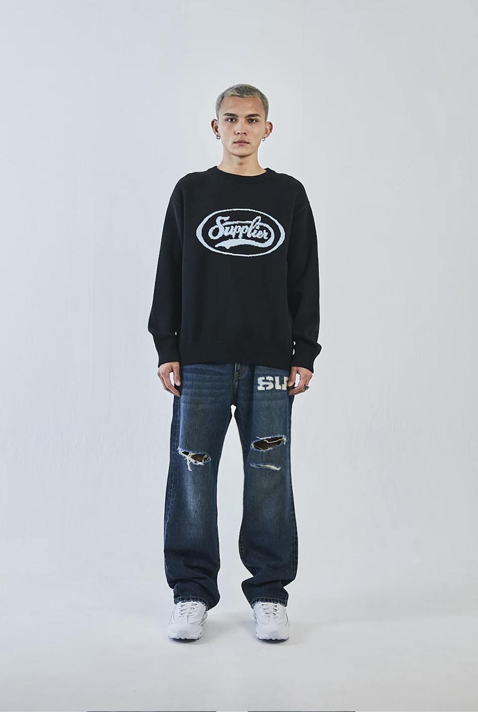 SUPPLIER Coca Logo Crew Knit大學Tee