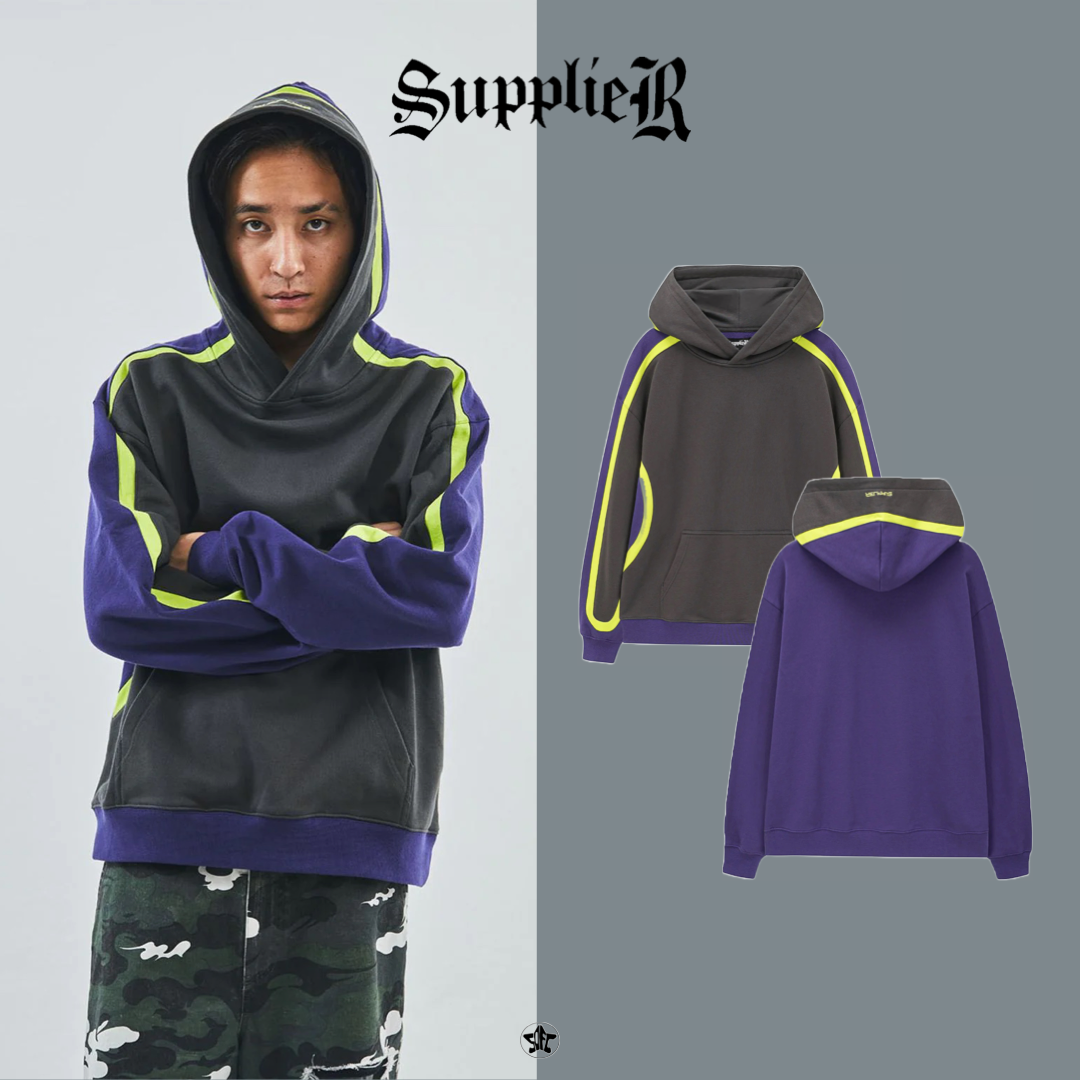 SUPPLIER Multi Paneled Hoodie帽Tee