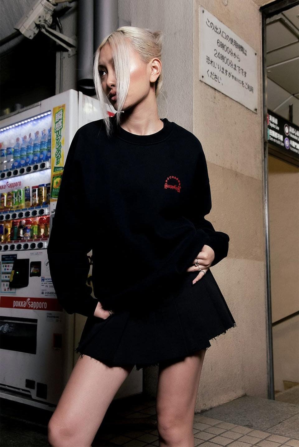 SUPPLIER X Ep Crewneck Sweatshirt長Tee