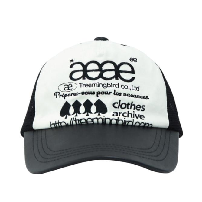 aeae x TREEMINGBIRD Web Logo Mesh Cap卡車帽