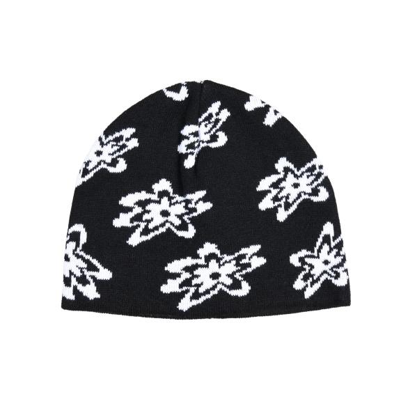 aeae JACQUARD FLOWER BEANIE毛帽