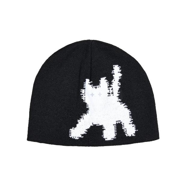 aeae FLASHED CATS EYE BEANIE毛帽