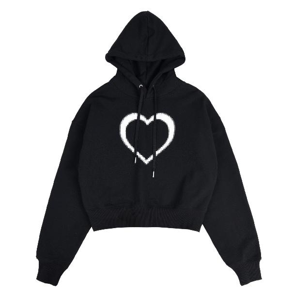 aeae LOVE CROP HOODIE短版帽Tee