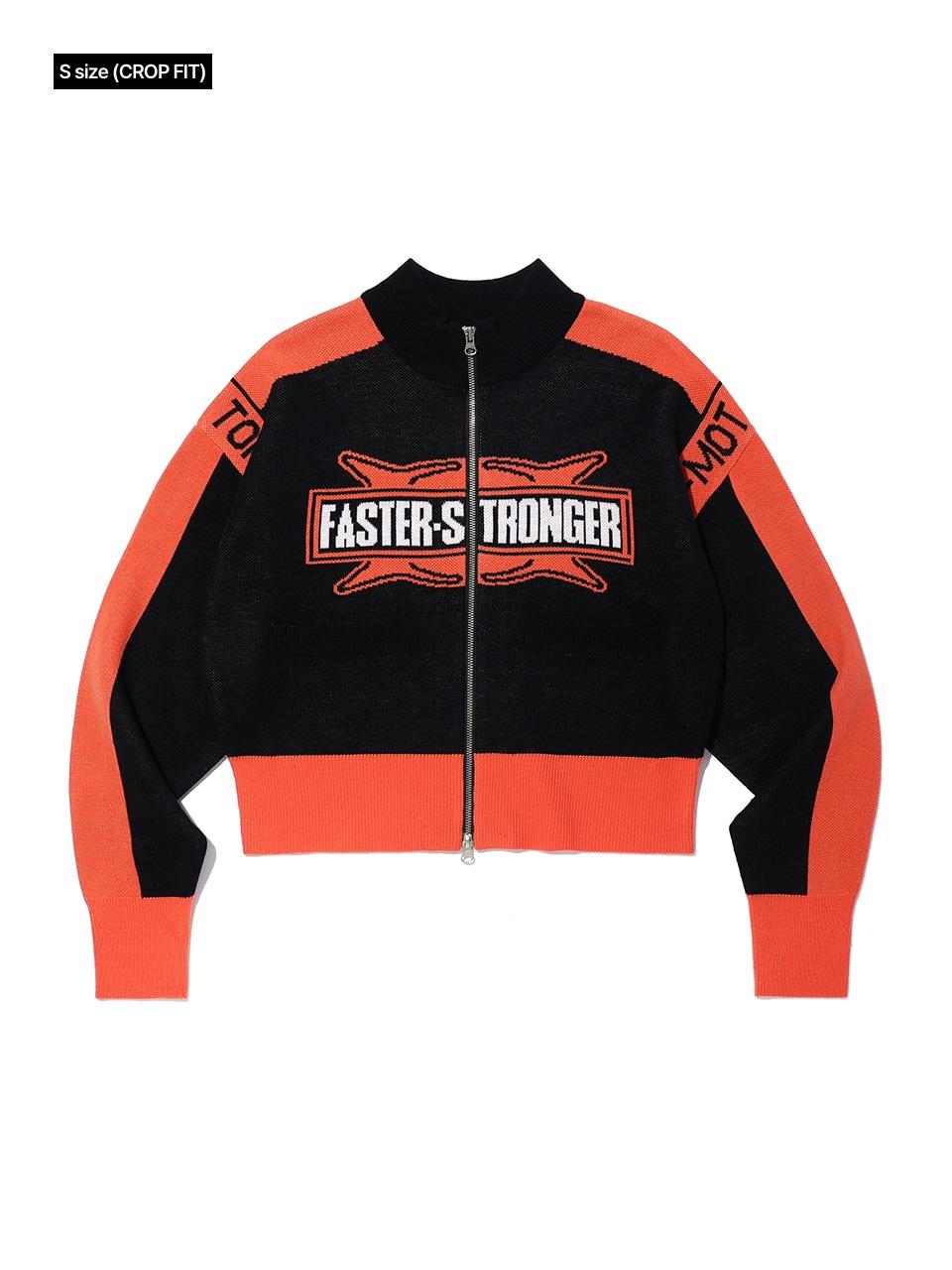 CRITIC FASTER STRONGER RACING ZIP-UP KNIT針織外套