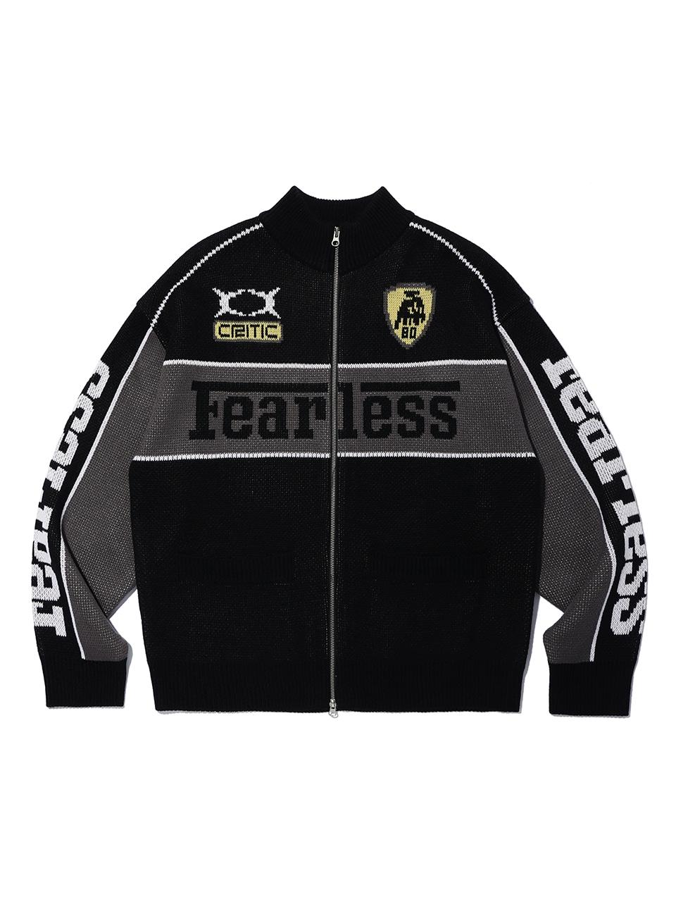 CRITIC FEARLESS RACING ZIP-UP KNIT針織外套