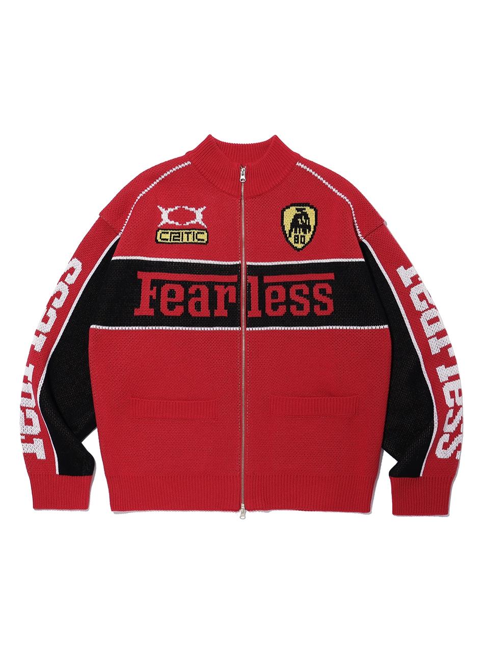 CRITIC FEARLESS RACING ZIP-UP KNIT針織外套