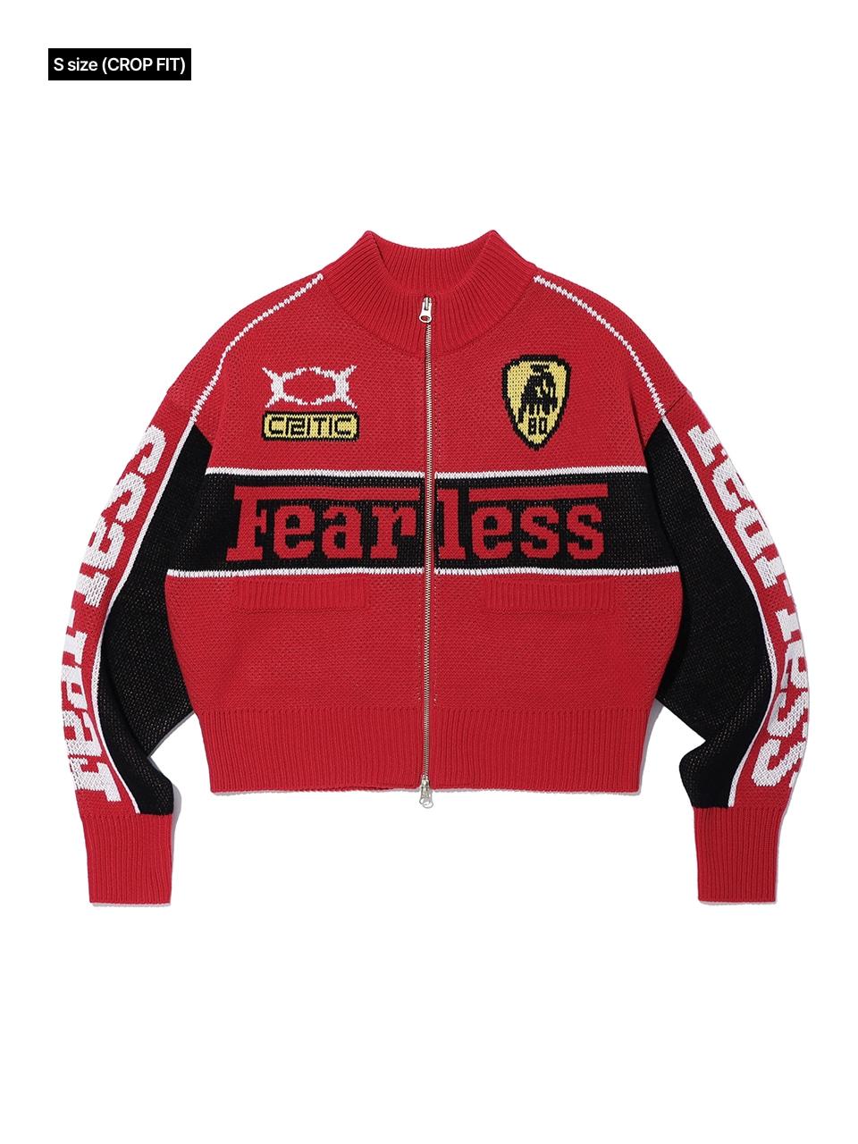 CRITIC FEARLESS RACING ZIP-UP KNIT針織外套