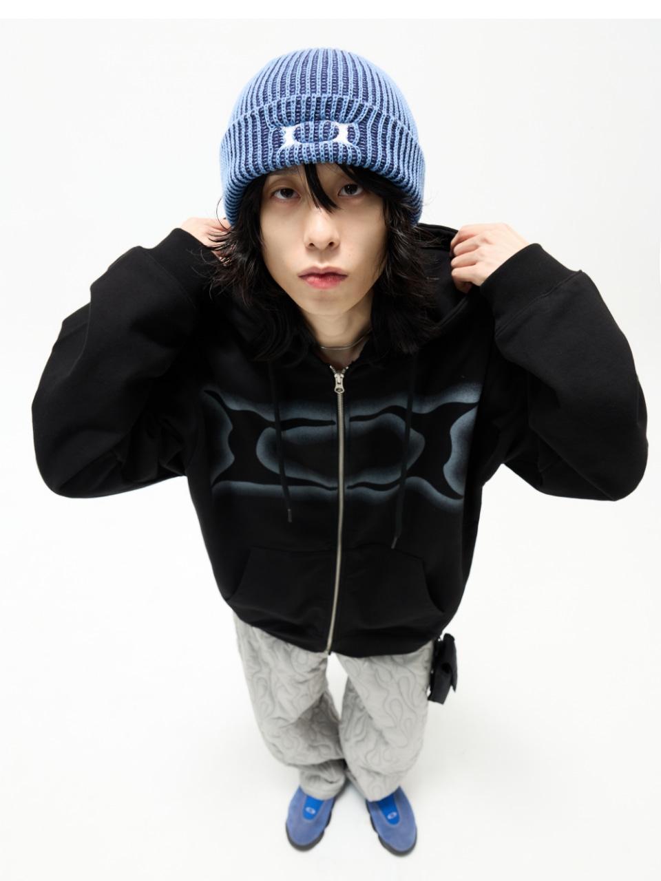 CRITIC WORMHOLE LOGO HOODIE ZIP-UP連帽外套