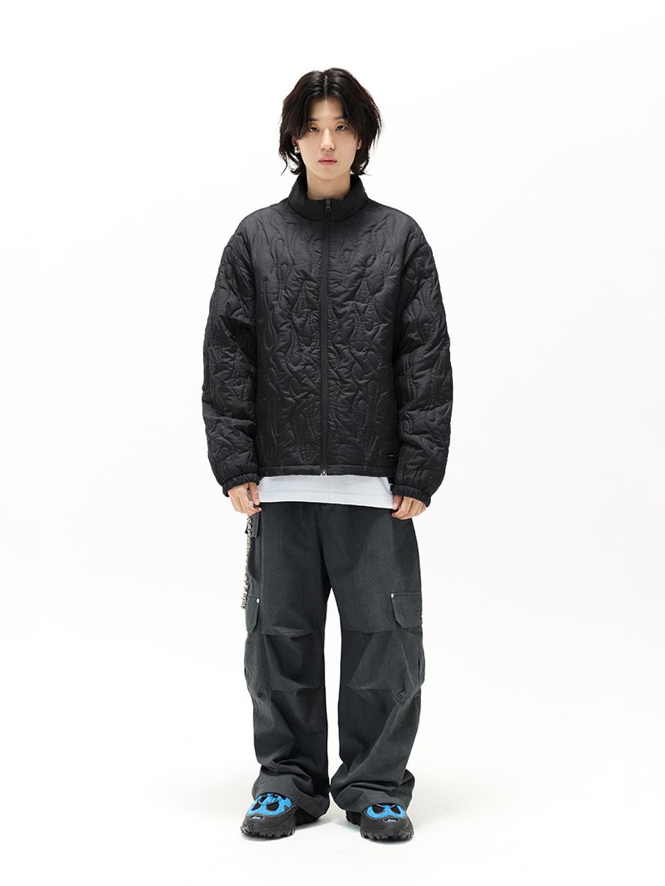 CRITIC FLAME QUILTING JUMPER外套