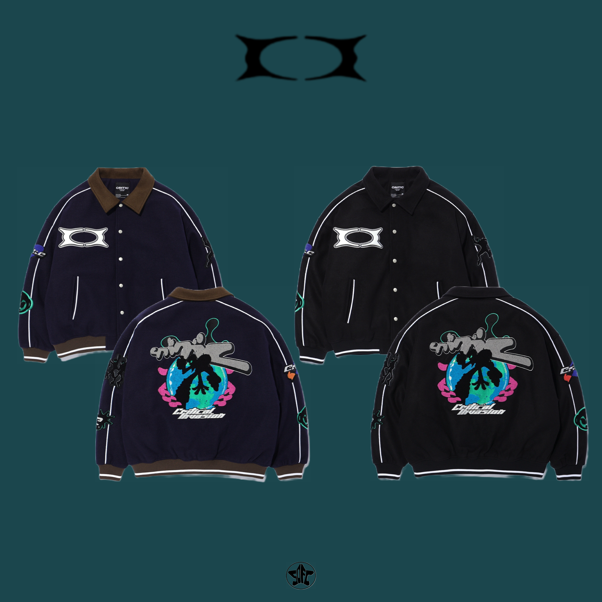 CRITIC ALIEN COACH'S VARSITY JACKET棒球外套