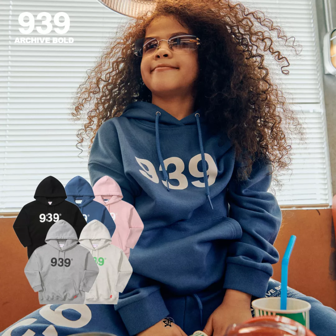 ARCHIVE BOLD 939 KIDS LOGO HOOD帽Tee