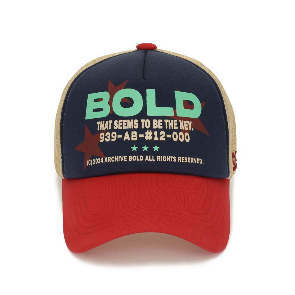 ARCHIVE BOLD 939 BOLD TRUCKER MESH CAP老帽