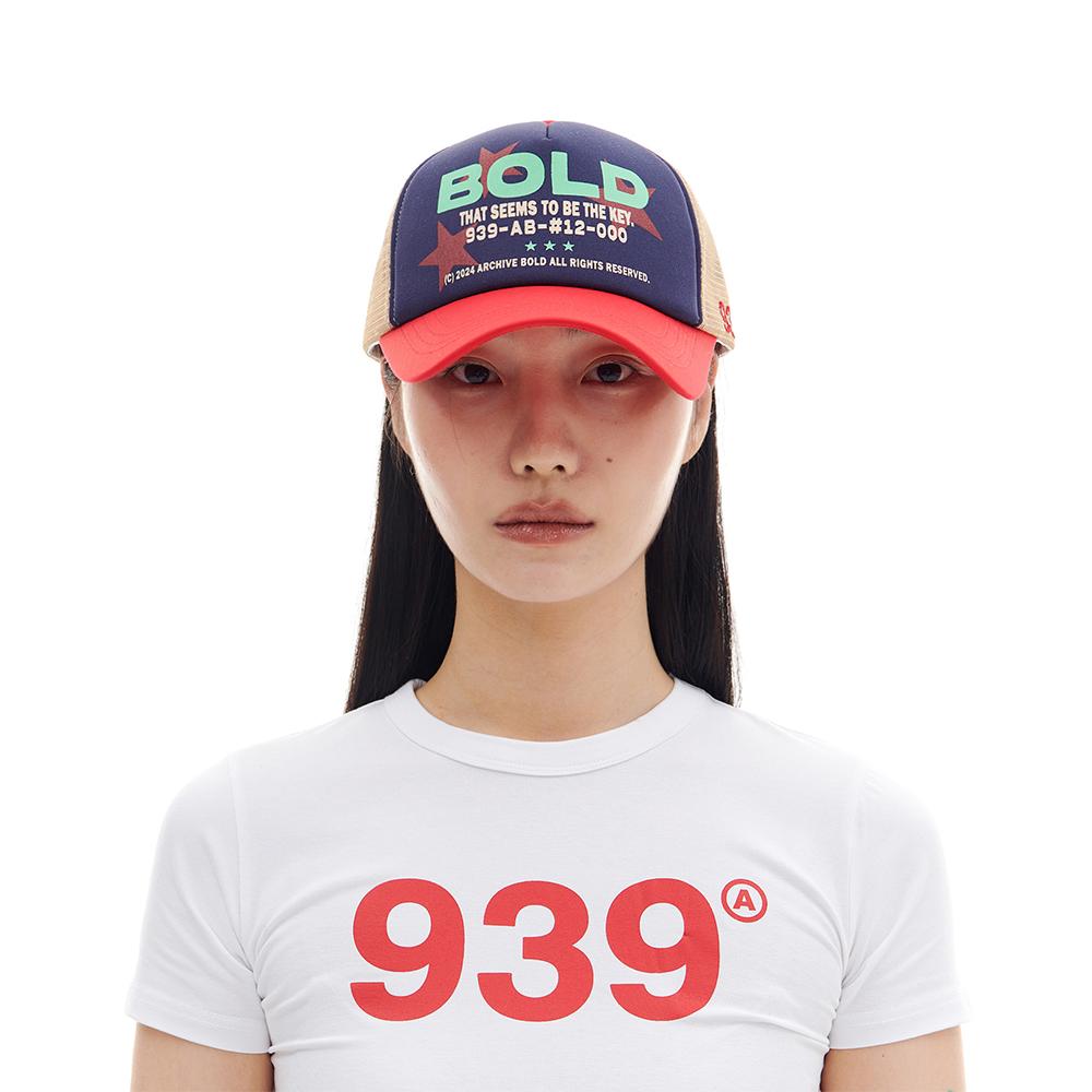 ARCHIVE BOLD 939 BOLD TRUCKER MESH CAP老帽