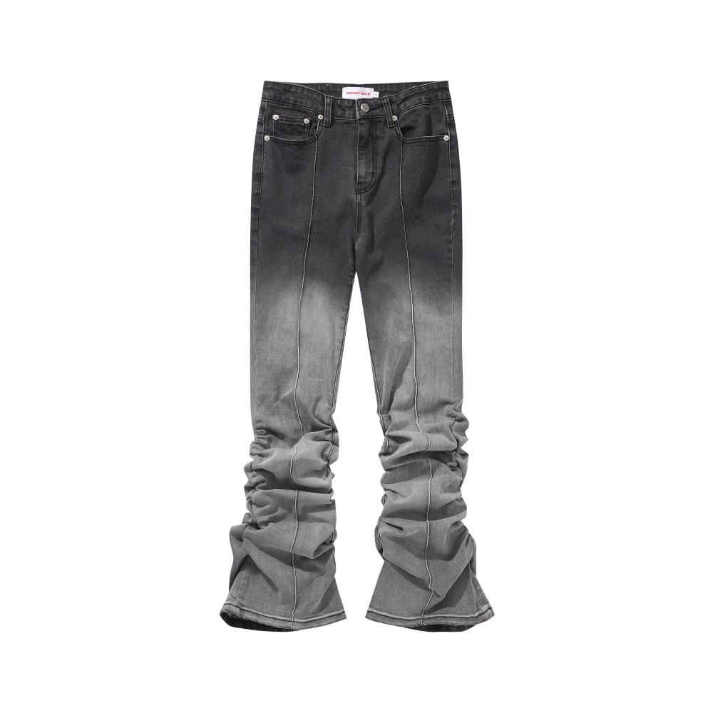 ARCHIVE BOLD 939 BOOTSCUT SHIRRING DENIM PANTS堆積喇叭牛仔褲