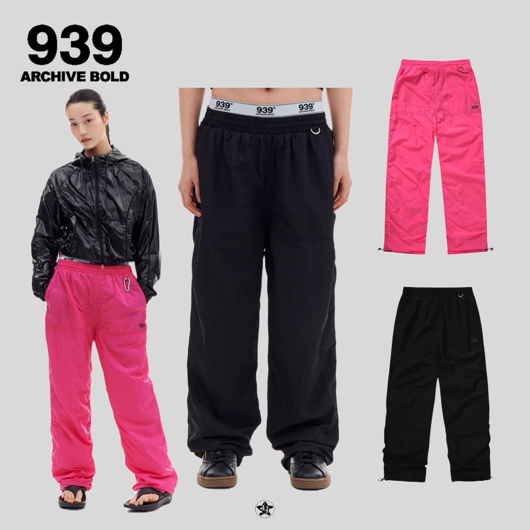 ARCHIVE BOLD 939 NYLON SHIRRING PANTS尼龍直筒褲