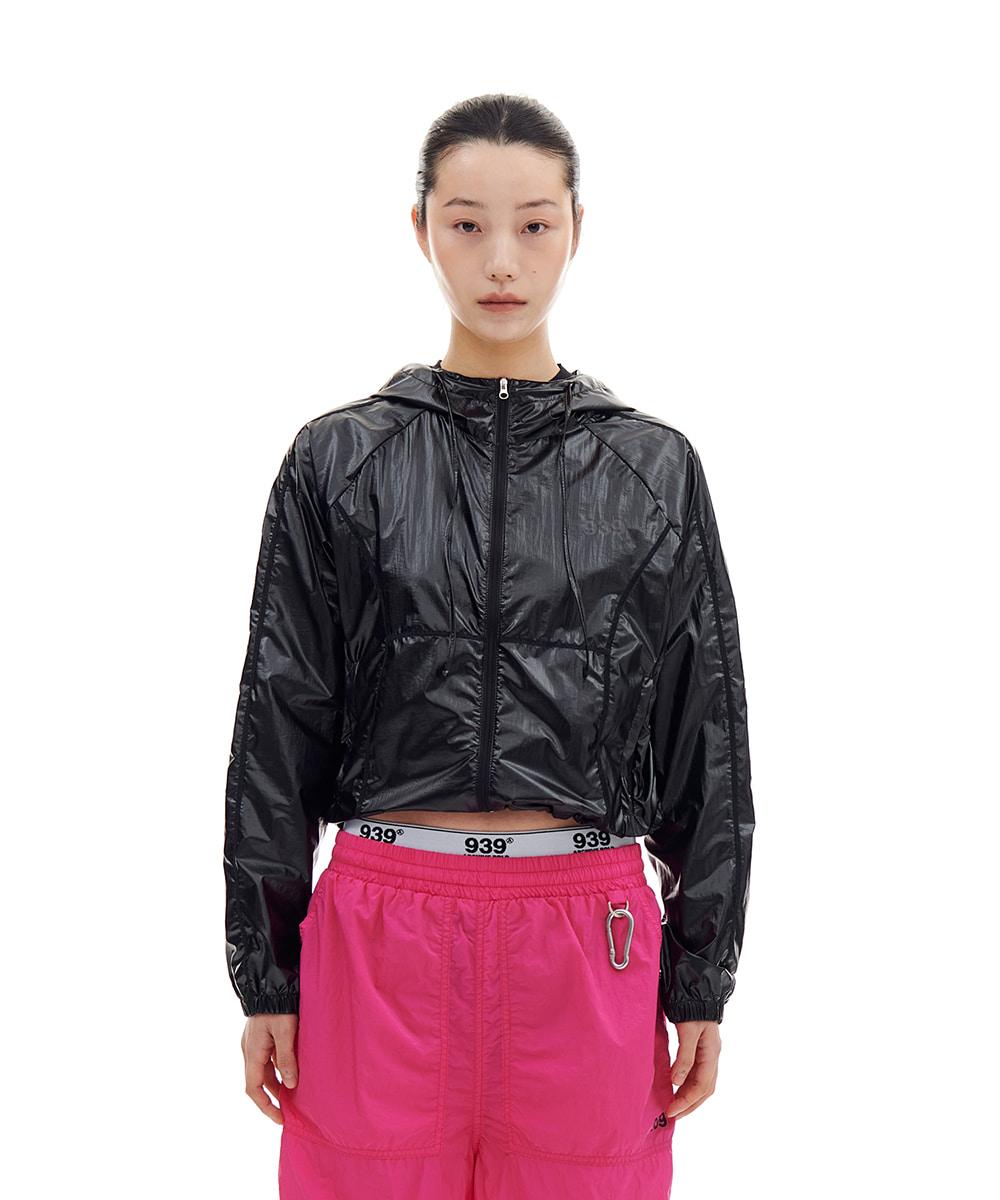 ARCHIVE BOLD 939 SHEER PACKABLE CROP WINDBREAKER尼龍防風連帽外套