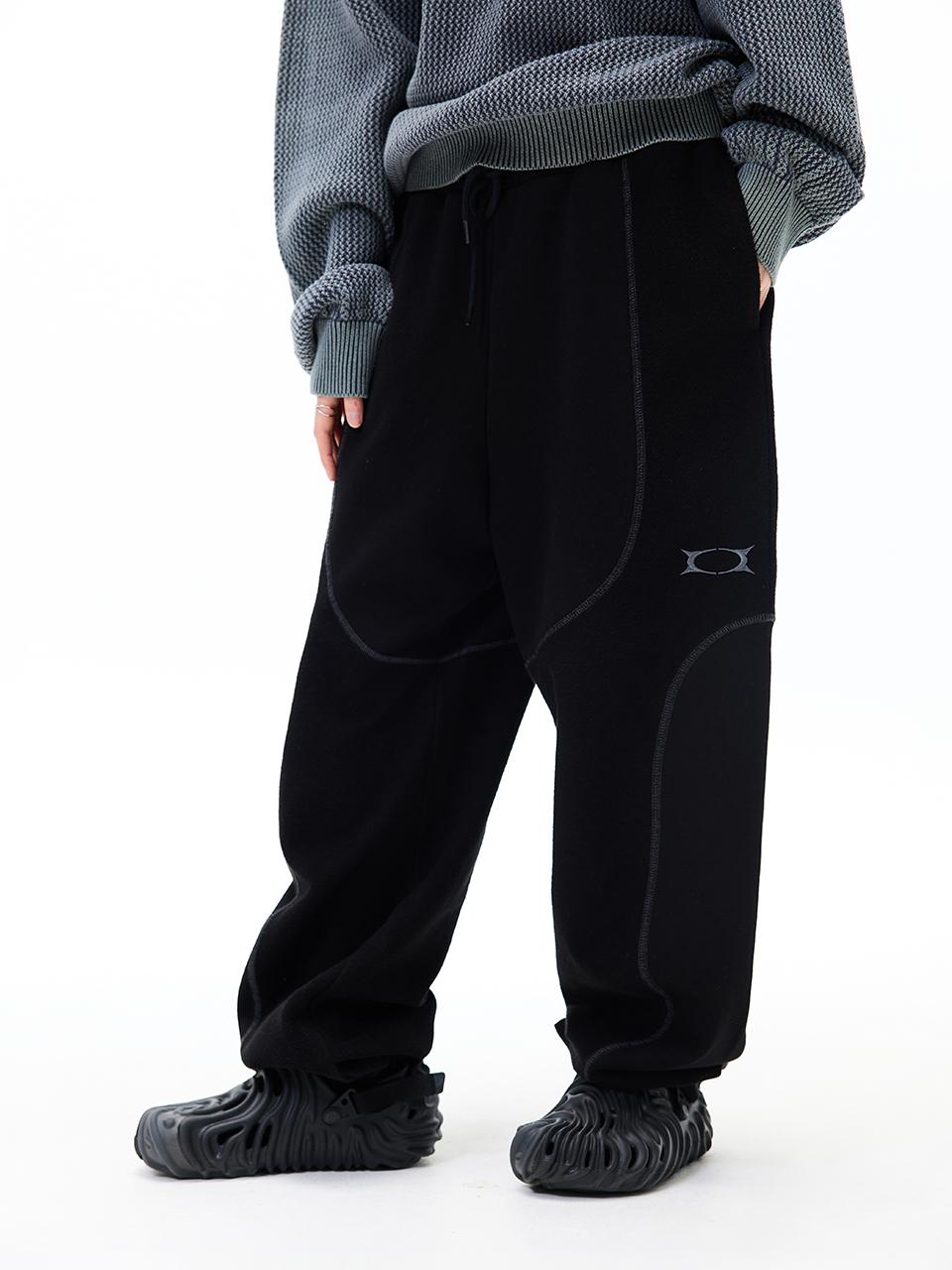 CRITIC INCISION PIGMENT JOGGER SWEATPANTS運動棉褲