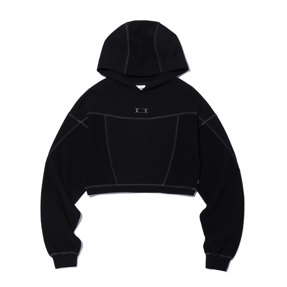 CRITIC CROP INCISION HOODIE 短版帽Tee