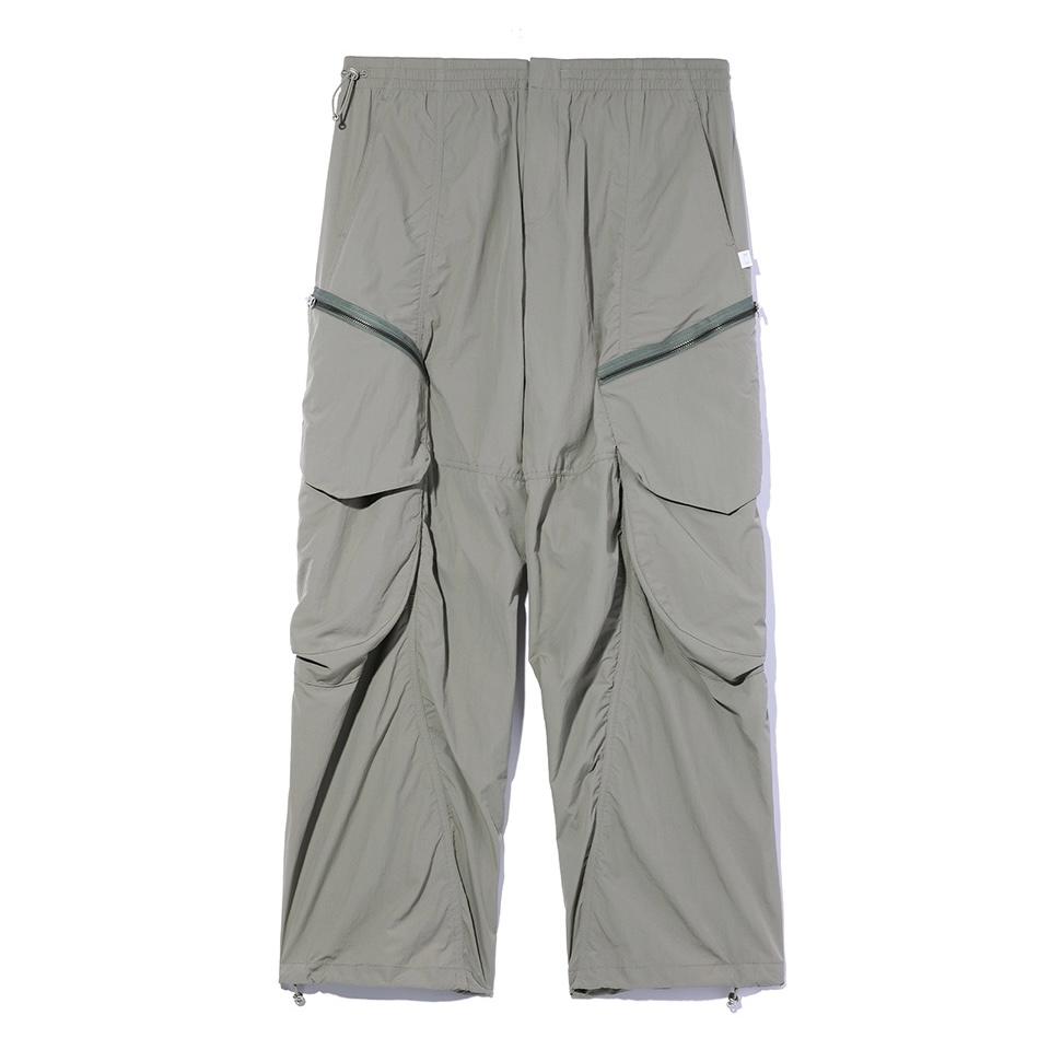 CRITIC GLOSSY CARGO PANTS抓皺工裝尼龍長褲