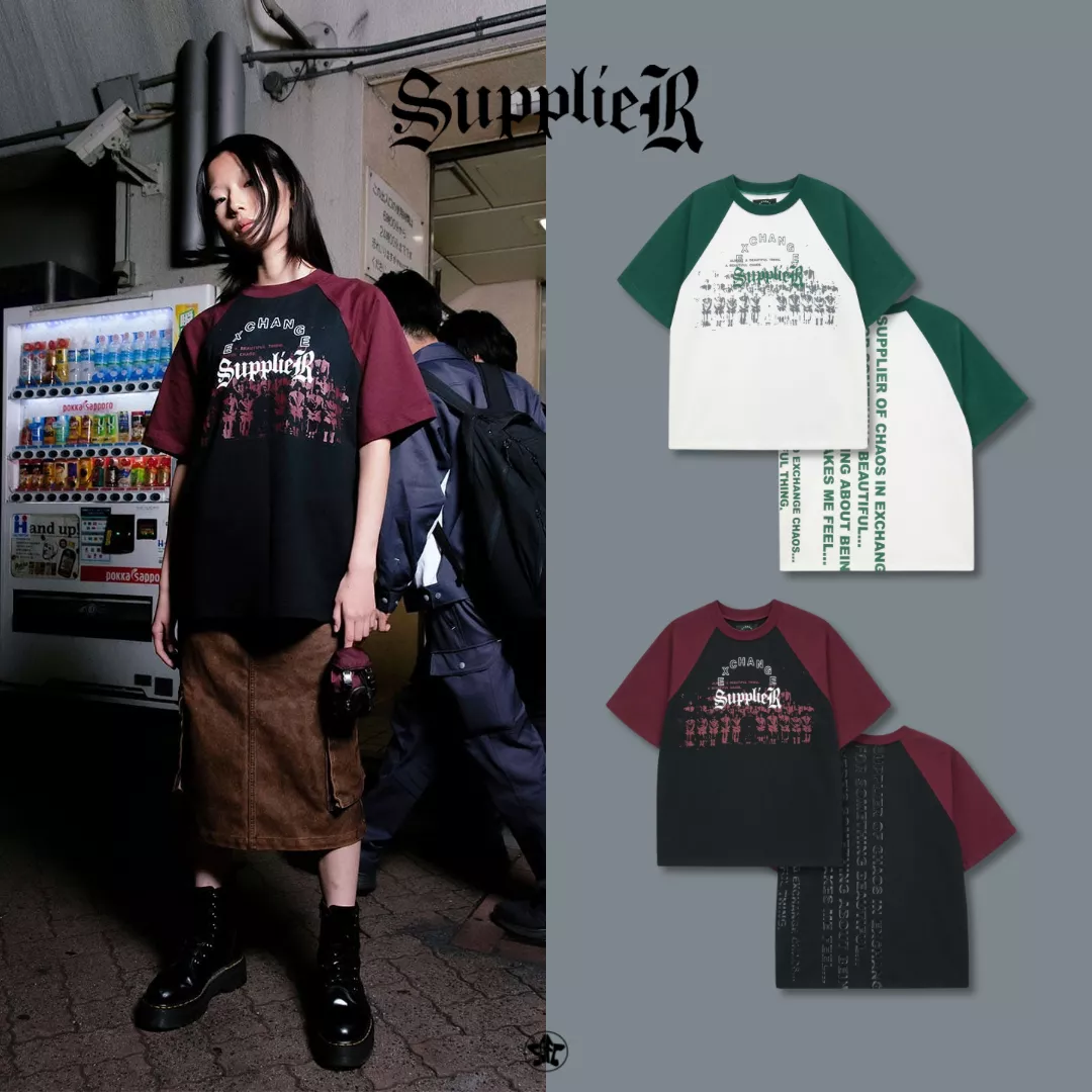 SUPPLIER X Ep Raglan 短Tee