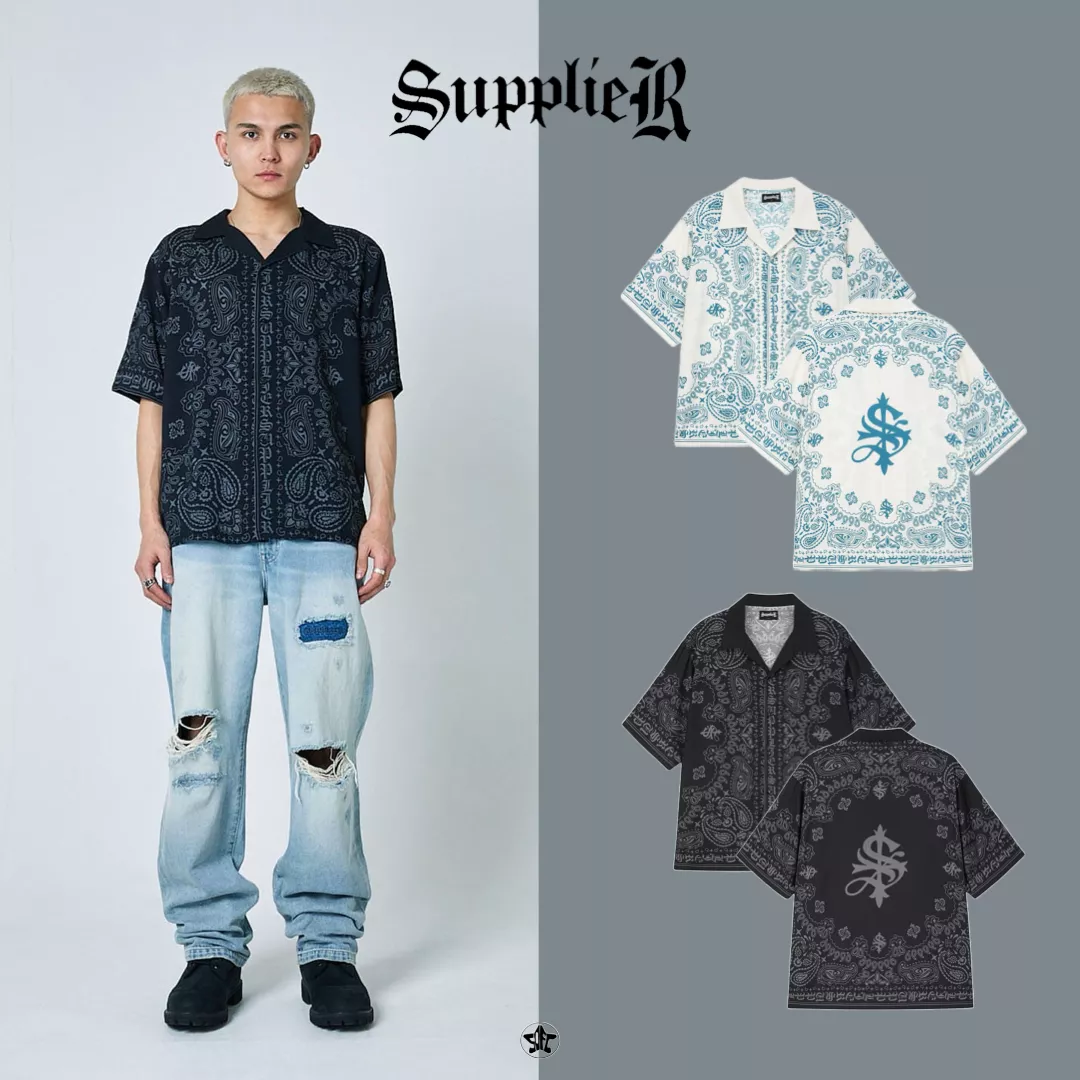 SUPPLIER Bandana Open Collar Shirt襯衫