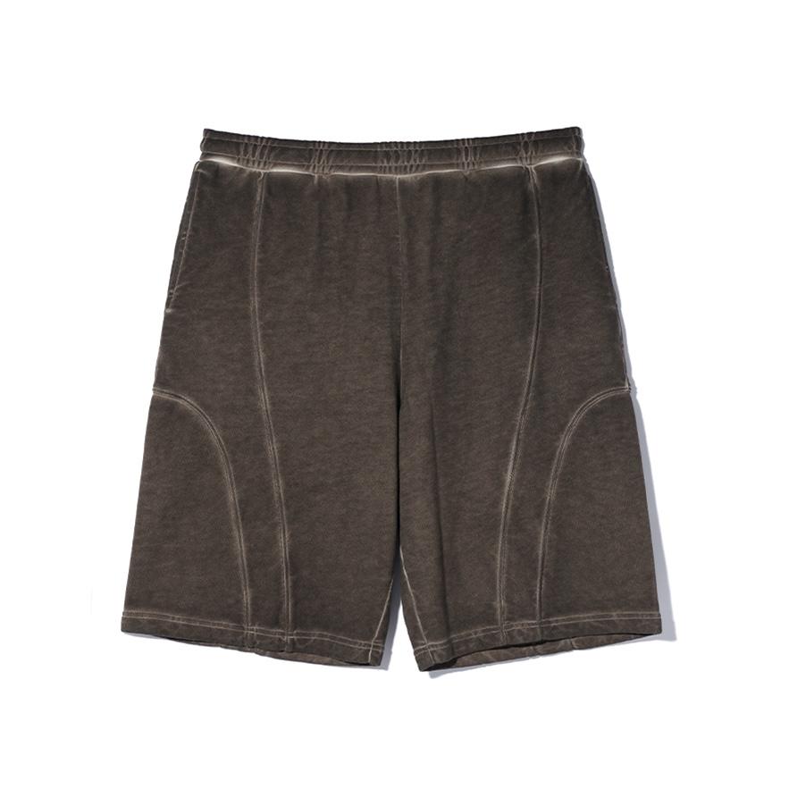 CRITIC WORMHOLE WASHED SHORT PANTS線面板短褲