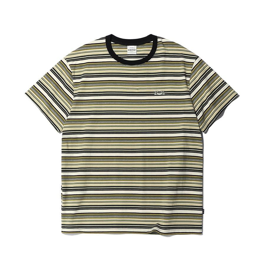 CRITIC WORMHOLE LOGO STRIPE 短Tee