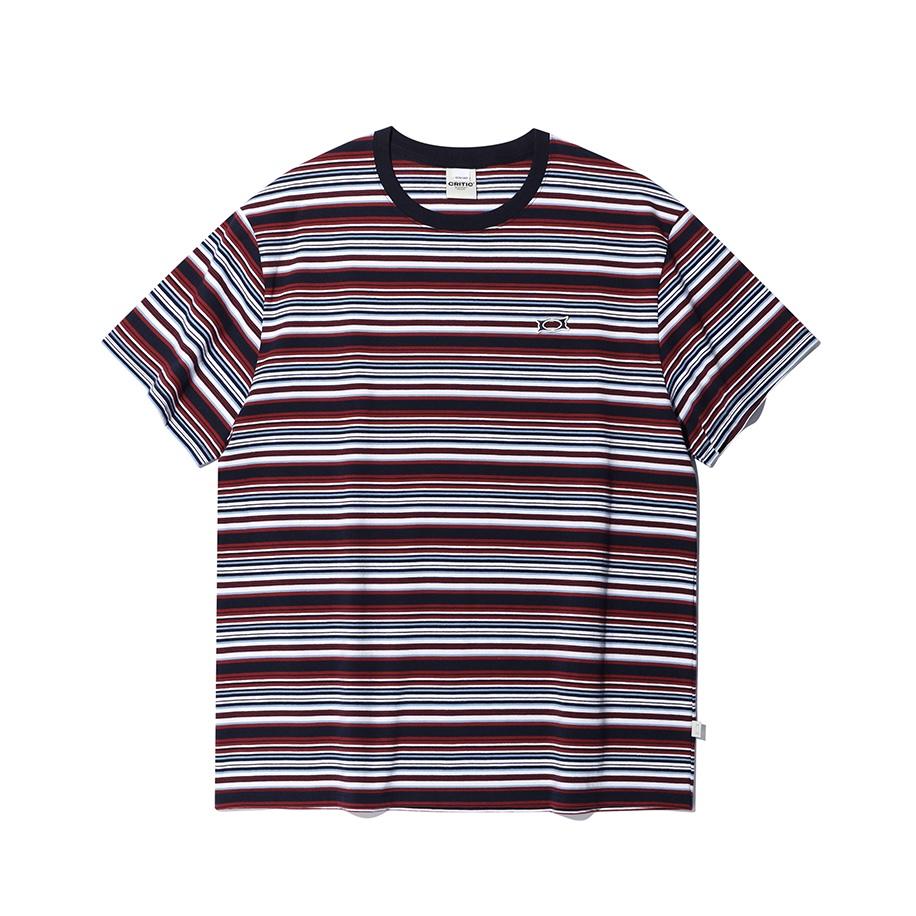 CRITIC WORMHOLE LOGO STRIPE 短Tee