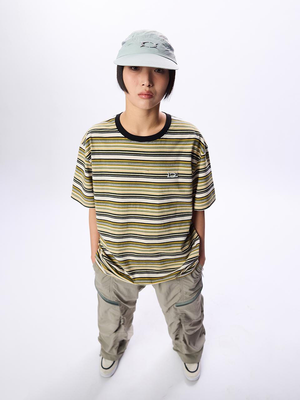 CRITIC WORMHOLE LOGO STRIPE 短Tee