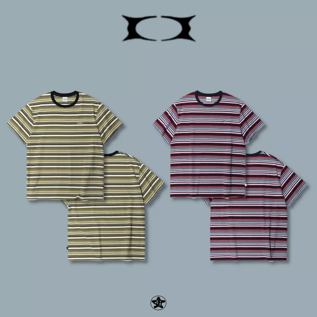 CRITIC WORMHOLE LOGO STRIPE 短Tee