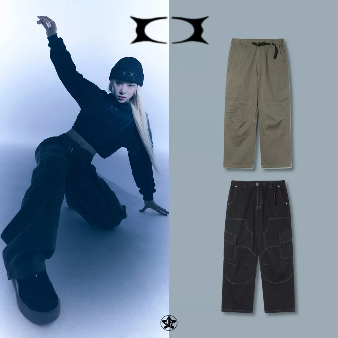 CRITIC x BEBE HALF DOUBLE KNEE POCKET COTTON PANTS長褲