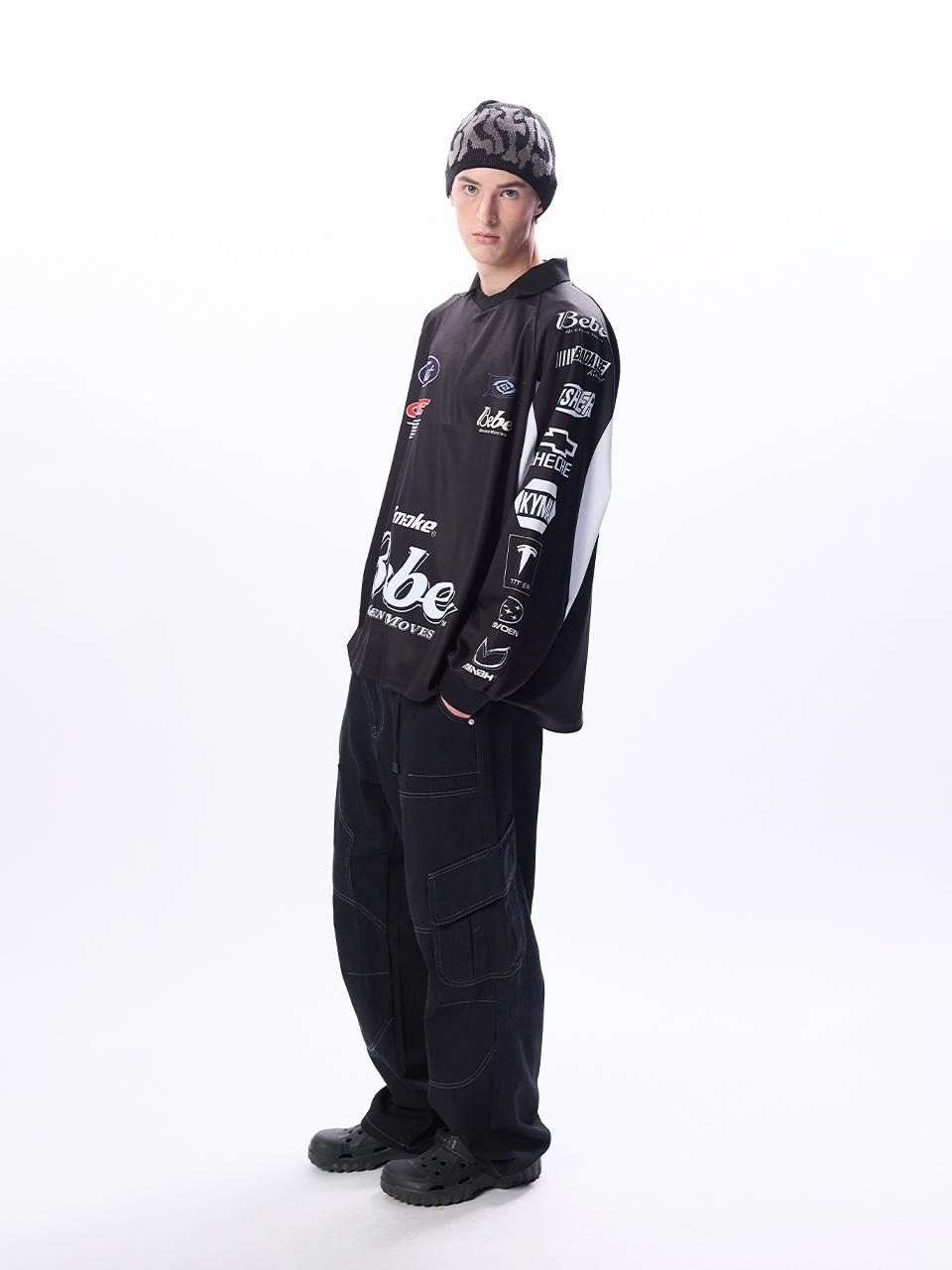 CRITIC x BEBE HALF DOUBLE KNEE POCKET COTTON PANTS長褲