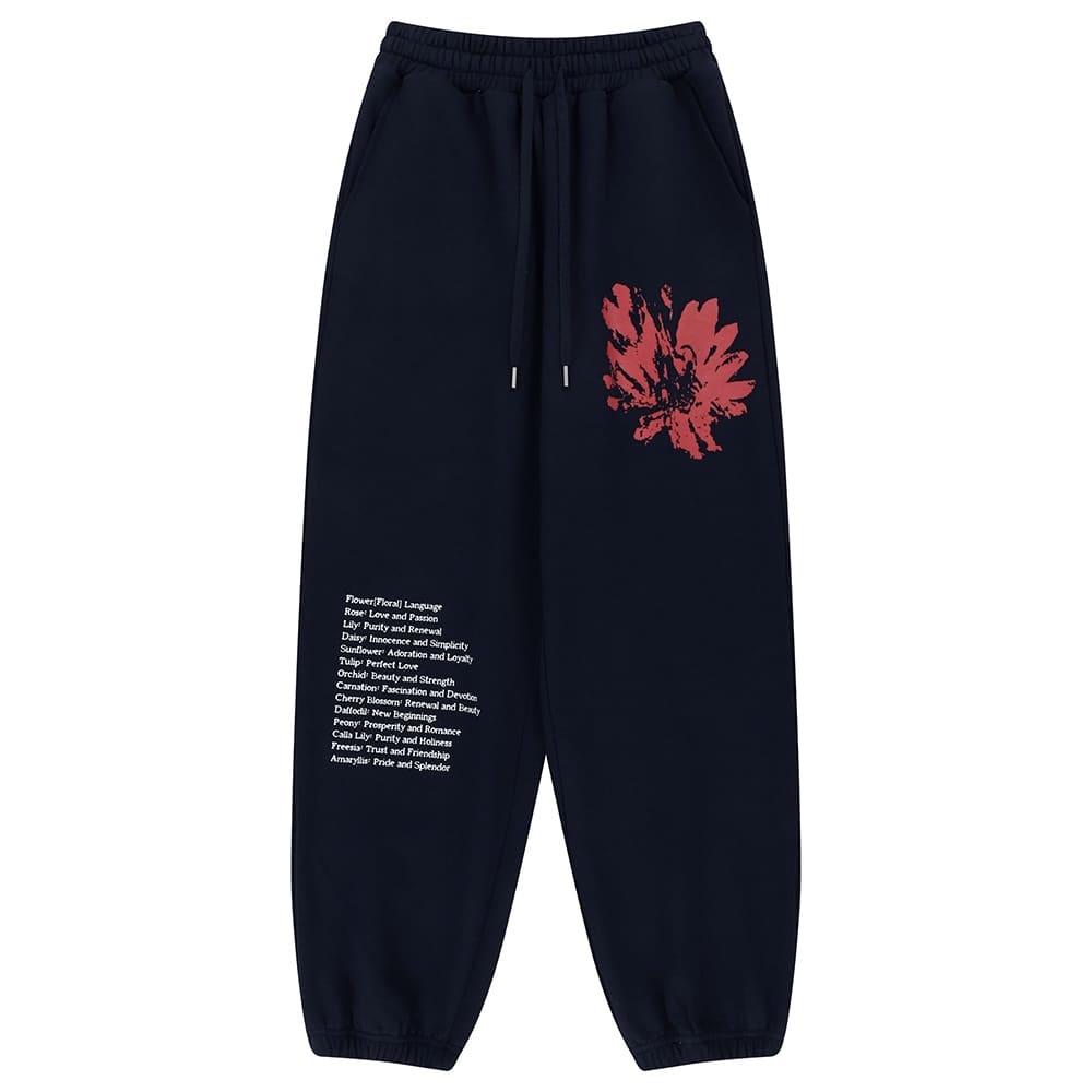 FASTLE Floral Sweat Pants