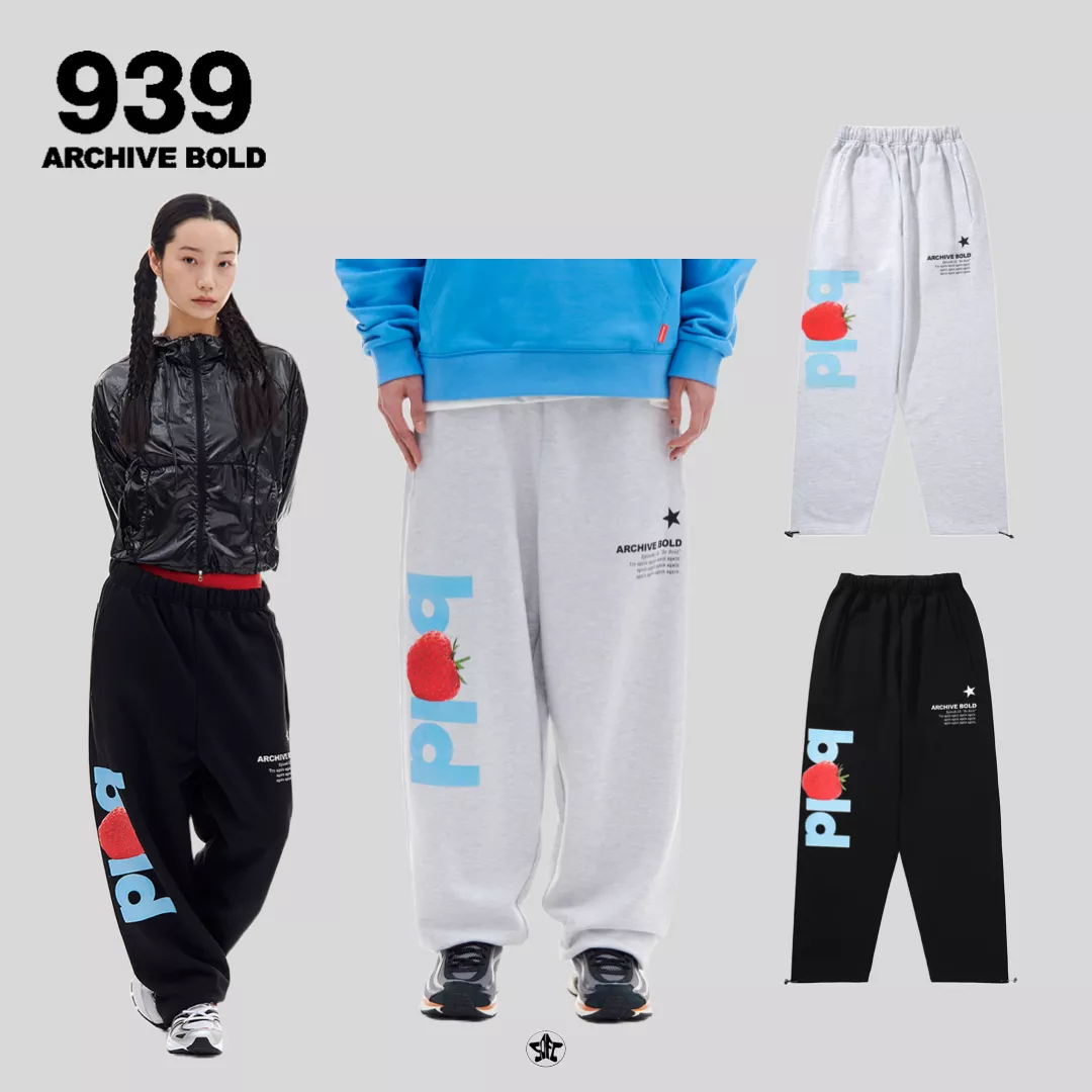 ARCHIVE BOLD 939 BOLD STRAWBERRY SWEAT PANTS