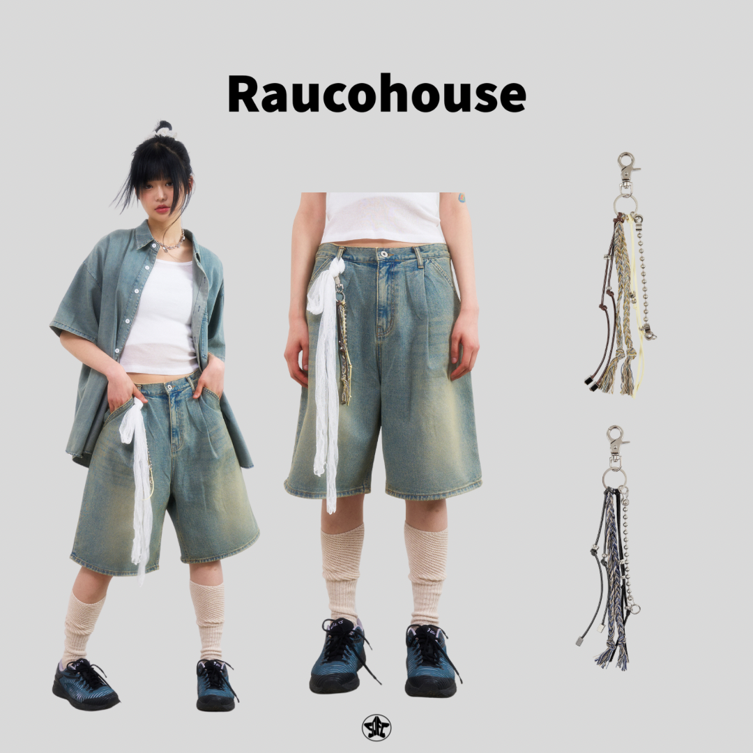 Raucohouse復古西部牛仔鑰匙圈吊飾