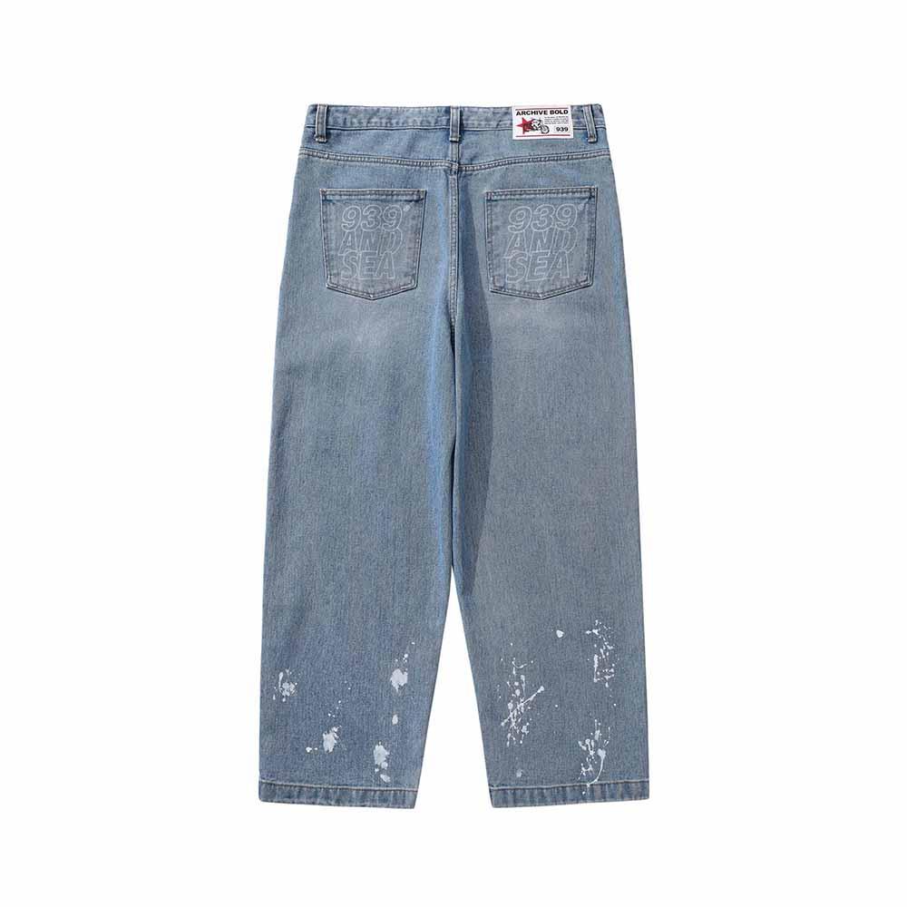 ARCHIVE BOLD 939 AB X WIND AND SEA DENIM PANTS長褲