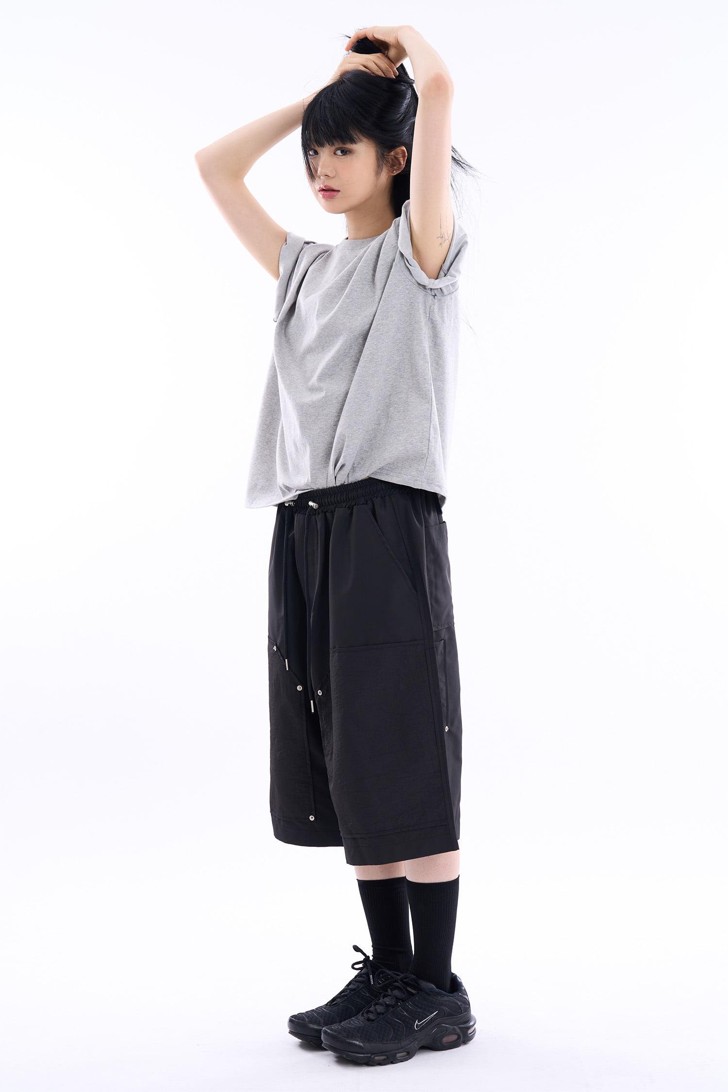 Raucohouse 素色街頭BOXY FIT短Tee