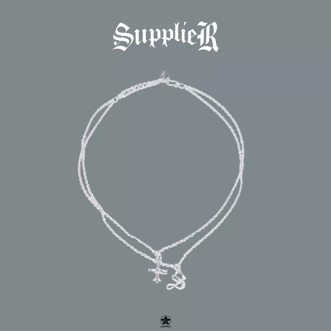 SUPPLIER Double Cross Necklace項鍊